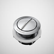 Caroma Bezel/Button Round Metal, Chrome