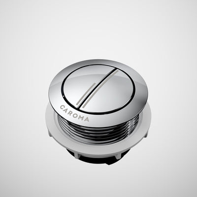Caroma Bezel/Button Round Metal, Chrome