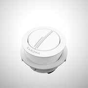 Caroma Bezel/Button Round Metal, Matte White