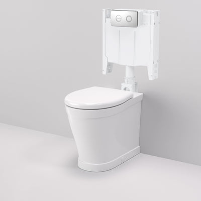Caroma Riviere Cleanflush Invisi Series II Wall Faced Suite, White