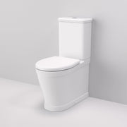 Caroma Riviere Cleanflush Wall Faced Close Coupled Back Entry Suite, Matte White
