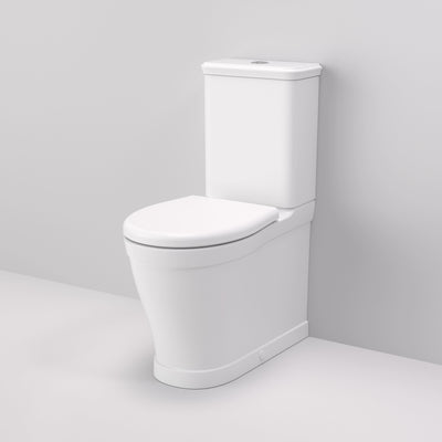 Caroma Riviere Cleanflush Wall Faced Close Coupled Back Entry Suite, Matte White