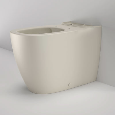 Caroma Contura II Cleanflush Wall Faced Close Coupled BE 4S Pan GermGard, Matte Clay