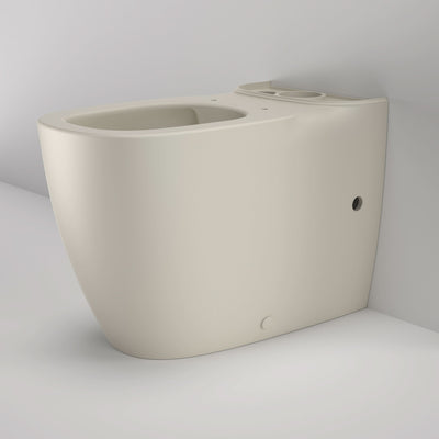 Caroma Contura II Cleanflush Wall Faced Close Coupled BI 4S Pan GermGard, Matte Clay