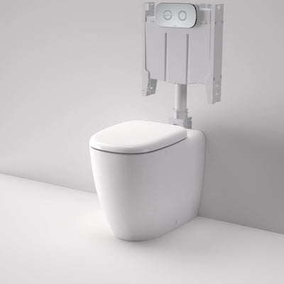 Caroma Contura II Cleanflush Invisi Series II Wall Faced Suite, White