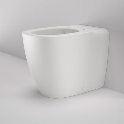 Caroma Contura II Cleanflush Wall Faced BI 4S Pan GermGard, Matte White