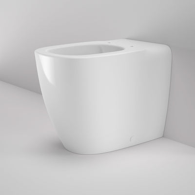 Caroma Contura II Cleanflush Wall Faced BI 4S Pan GermGard, White