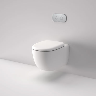 Caroma Contura II Cleanflush Wall Hung Invisi Series II Suite GermGard UC, Matte White