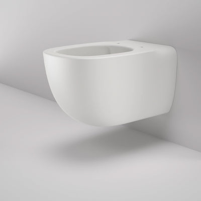 Caroma Contura II Cleanflush Wall Hung BI 4S Pan GermGard, Matte White