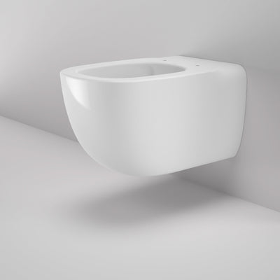Caroma Contura II Cleanflush Wall Hung BI 4S Pan GermGard, White