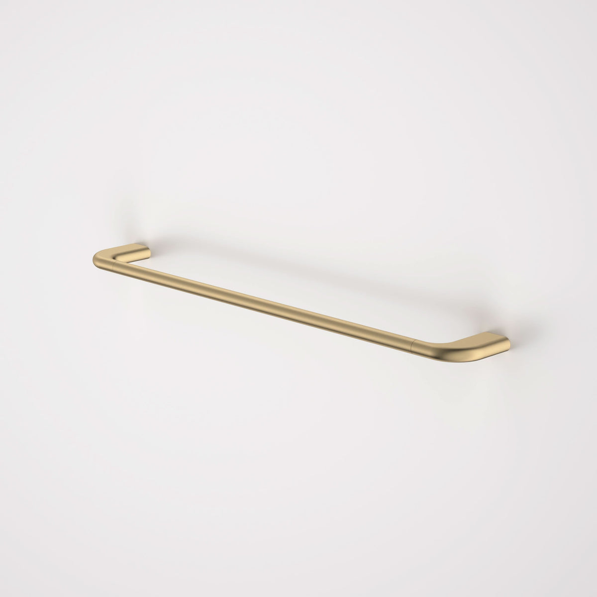 Caroma Contura II 620mm Single Towel Rail, Brushed Brass