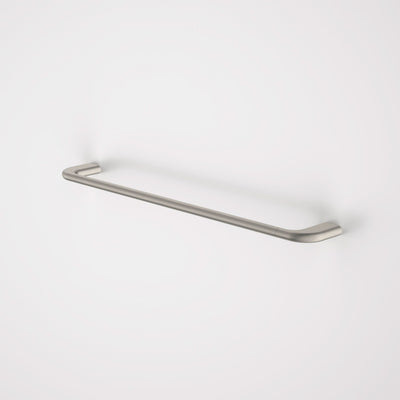 Caroma Contura II 620mm Single Towel Rail, Brushed Nickel