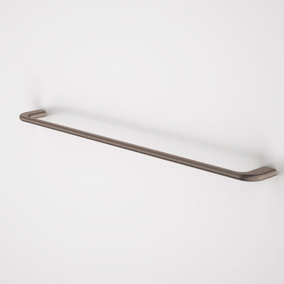 Caroma Contura II 820mm Single Towel Rail, Brushed Bronze