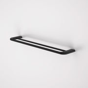Caroma Contura II 620mm Double Towel Rail, Matte Black