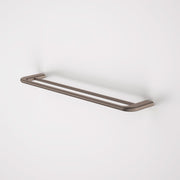 Caroma Contura II 620mm Double Towel Rail, Brushed Bronze