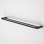Caroma Contura II 820mm Double Towel Rail, Matte Black