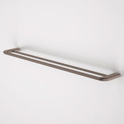 Caroma Contura II 820mm Double Towel Rail, Brushed Bronze