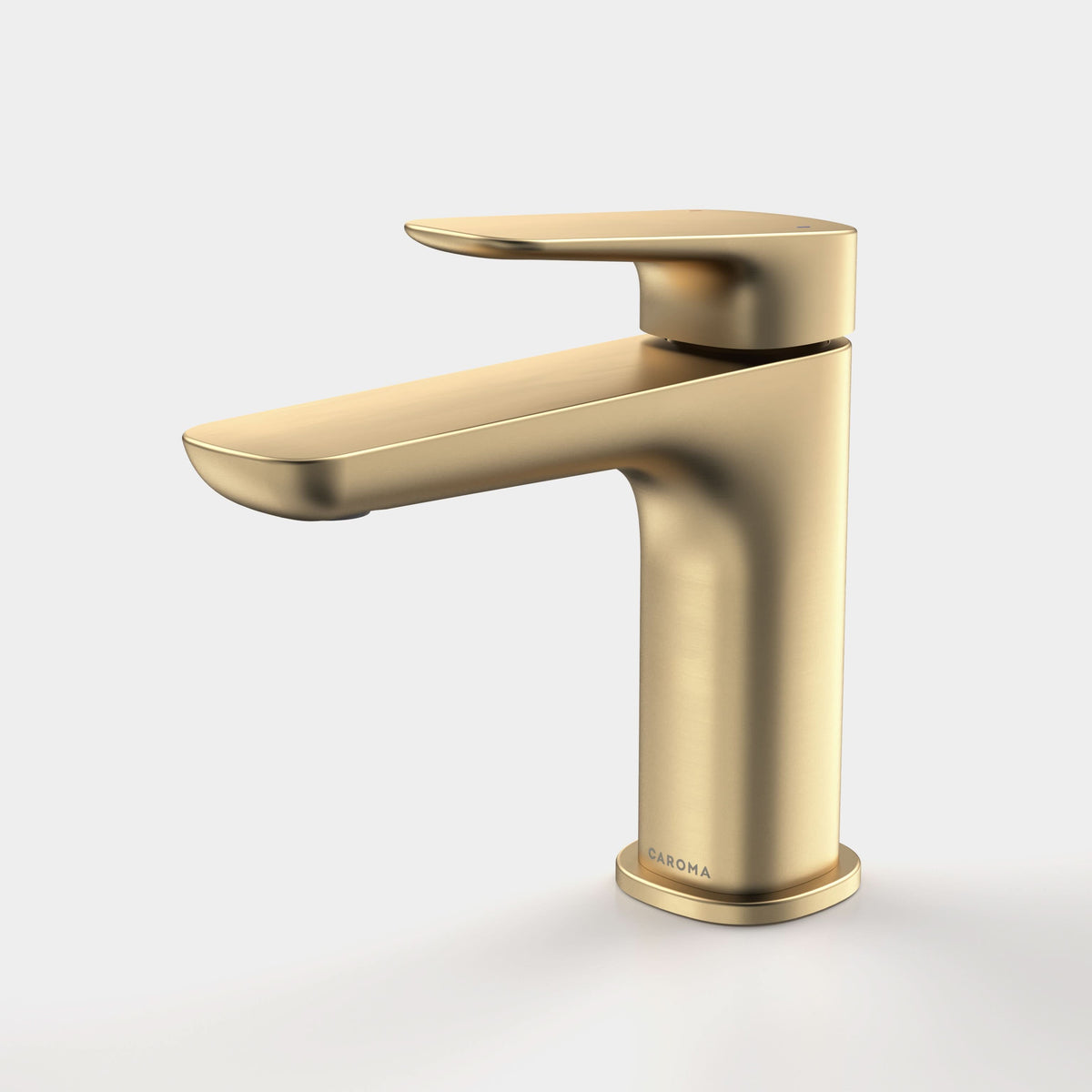 Caroma Contura II Basin Mixer, Brushed Brass
