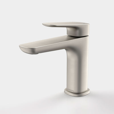 Caroma Contura II Basin Mixer, Brushed Nickel