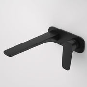 Caroma Contura II Wall Basin/Bath Mixer 220mm, Matte Black