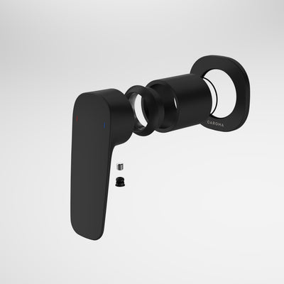 Caroma Contura II Bath/Shower Mixer - Trim Kit, Matte Black