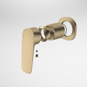 Caroma Contura II Bath/Shower Mixer - Trim Kit, Brushed Brass