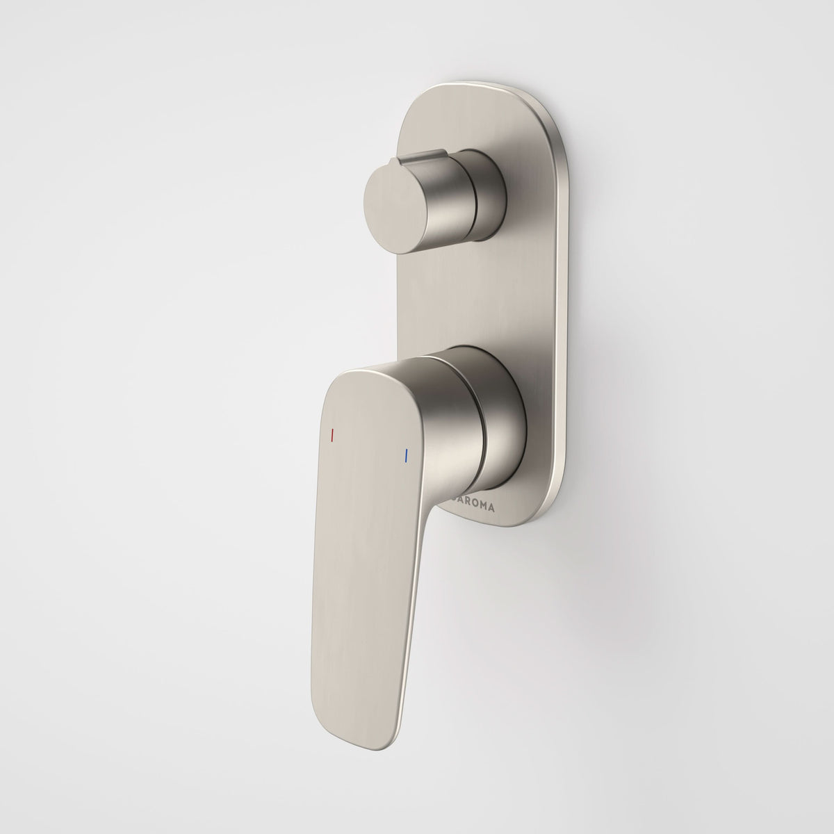 Caroma Contura II Bath/Shower Mixer with Diverter, Brushed Nickel