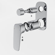 Caroma Contura II Bath/Shower Mixer with Diverter - Trim Kit, Chrome