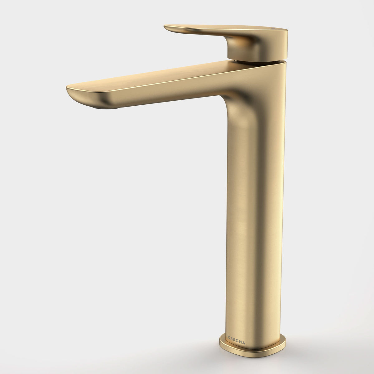 Caroma Contura II Tower Basin Mixer, Brushed Brass