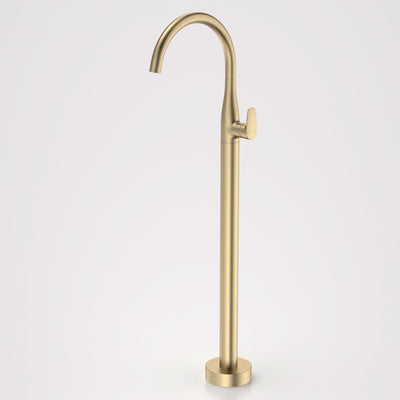 Caroma Contura II Freestanding Bath Filler, Brushed Brass