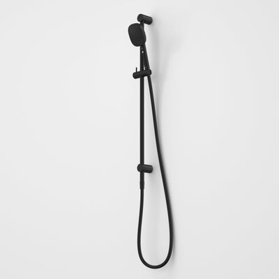 Caroma Contura II Rail Shower, Matte Black