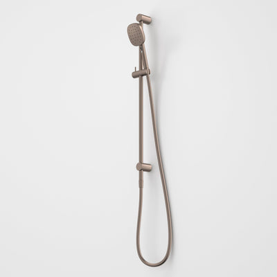 Caroma Contura II Rail Shower, Brushed Bronze