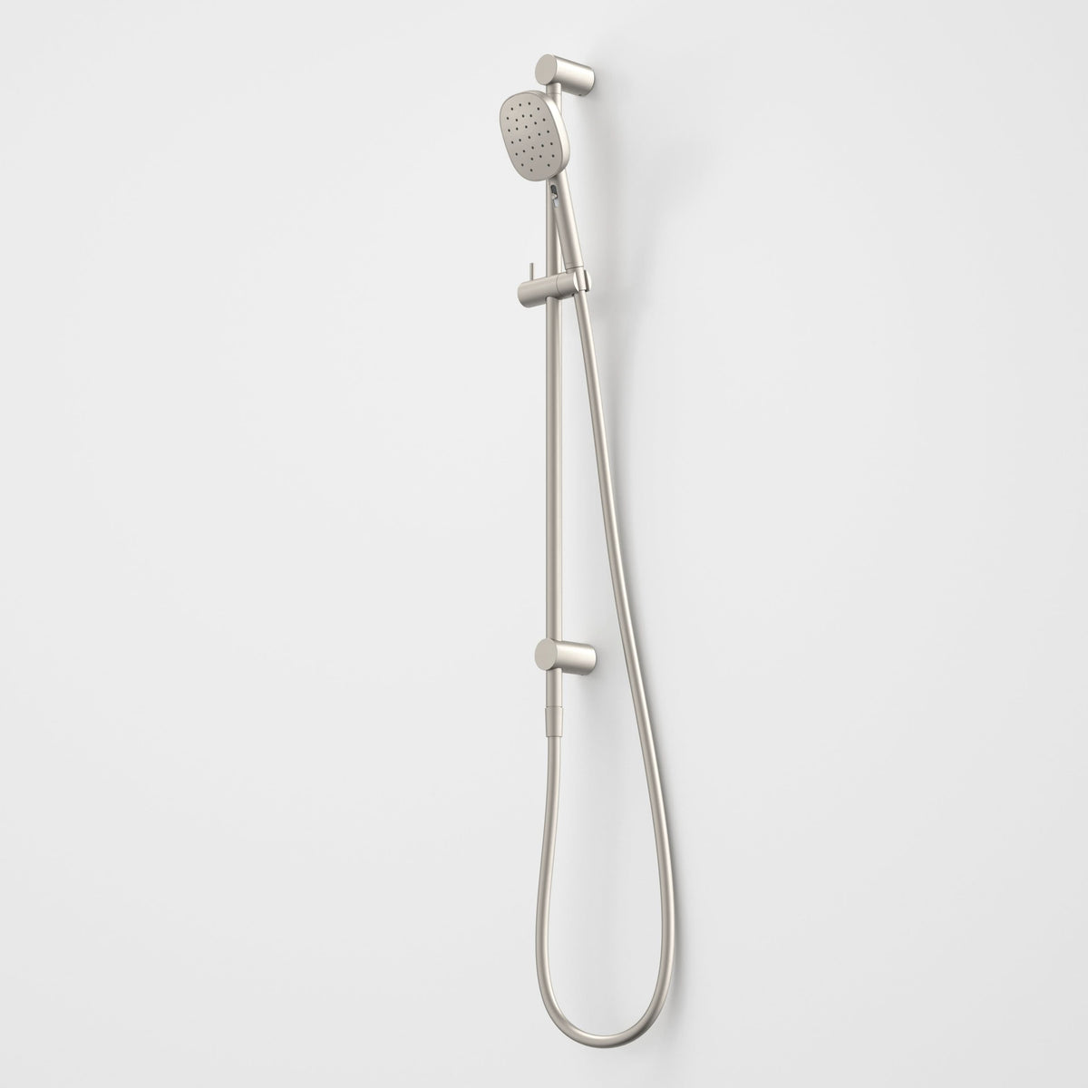 Caroma Contura II Rail Shower, Brushed Nickel