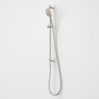 Caroma Contura II Rail Shower, Brushed Nickel