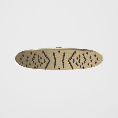 Caroma Contura II Rain Shower 300mm, Brushed Brass