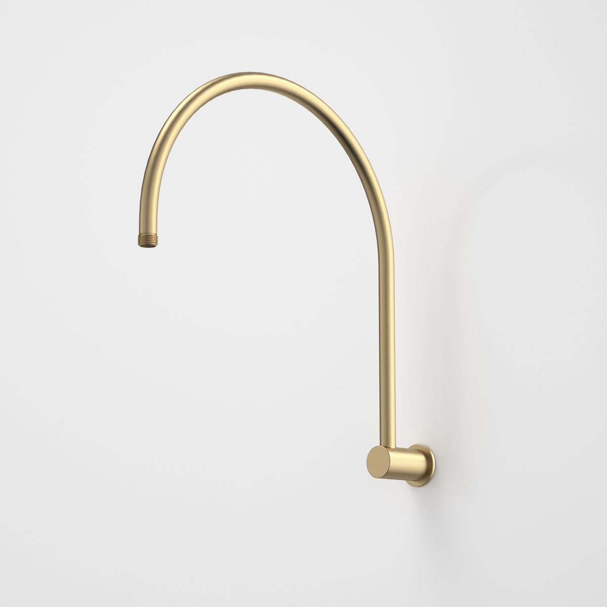 Caroma Upswept Shower Arm, Brushed Brass