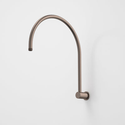 Caroma Upswept Shower Arm, Brushed Bronze