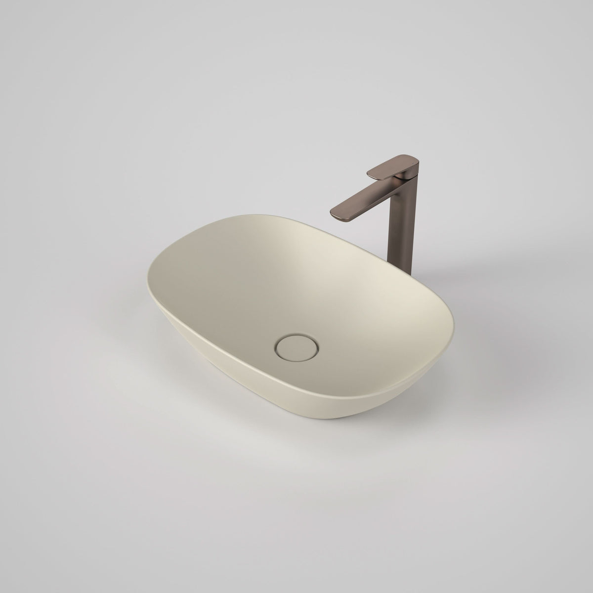 Caroma Contura II 530mm Above Counter Basin, Matte Clay