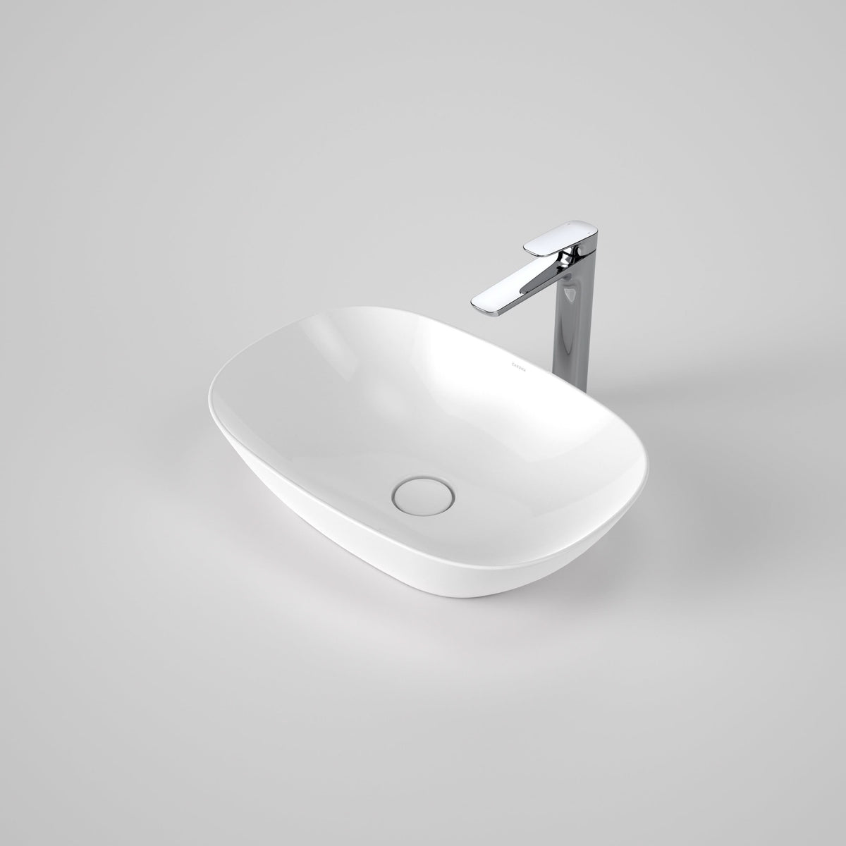 Caroma Contura II 530mm Above Counter Basin, White