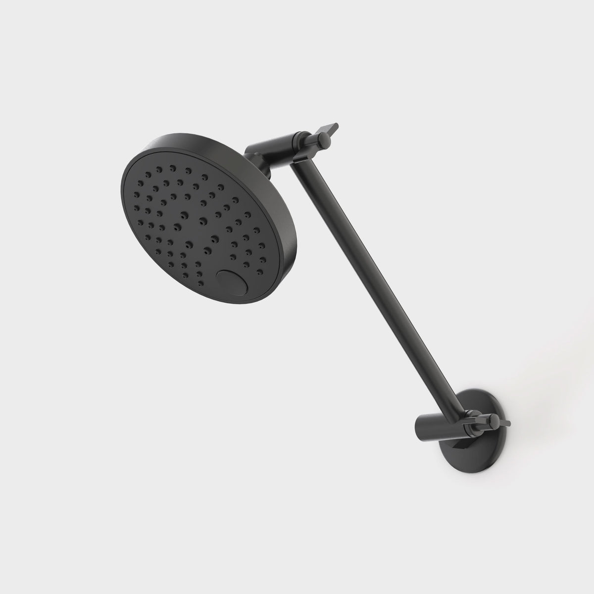 Caroma Luna Adjustable Shower And Arm, Black