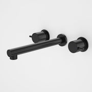 Caroma Luna Lever Bath Tap Set, Black