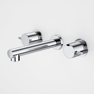 Caroma Luna Lever Wall Basin Set - Lead Free, Chrome