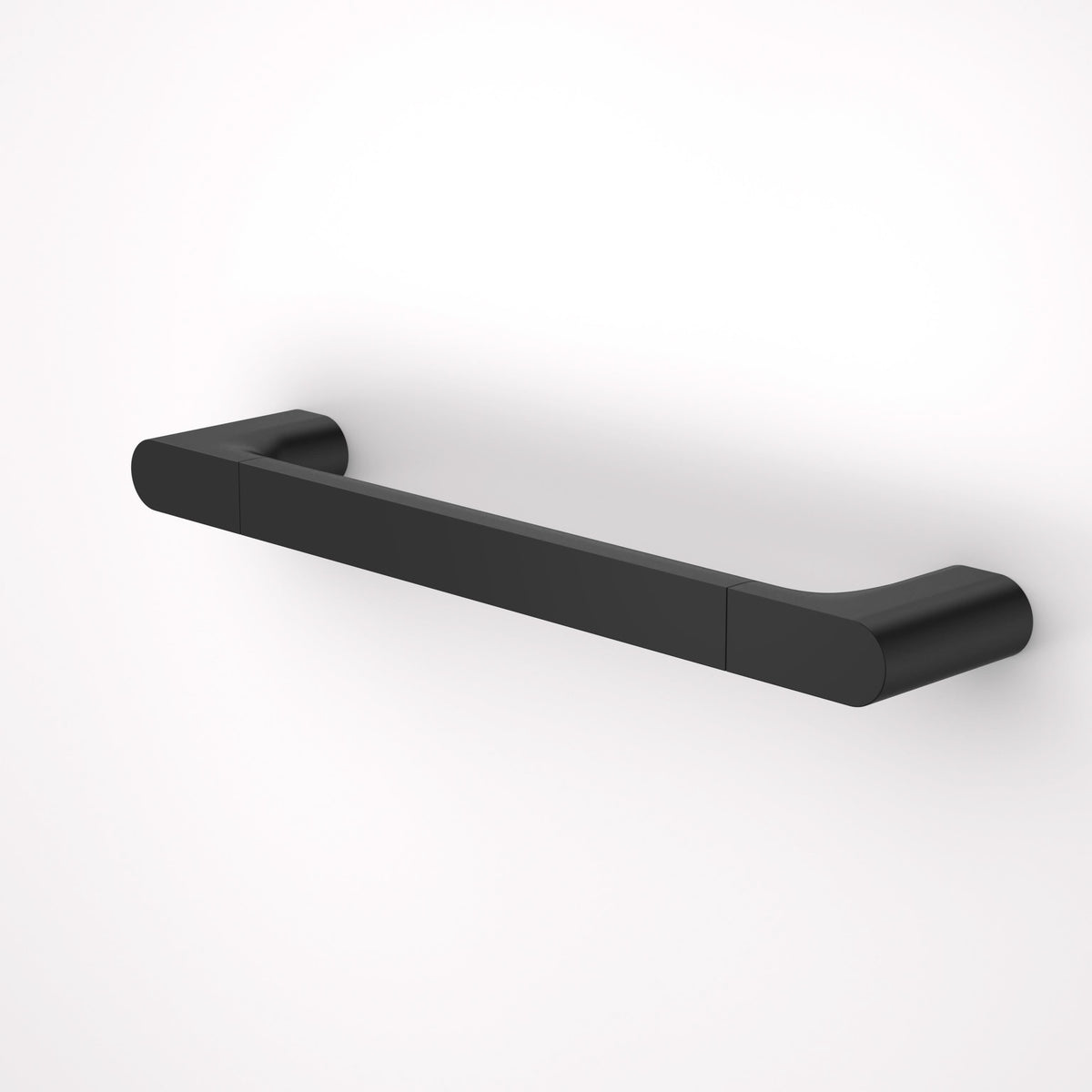 Caroma Urbane II Universal Rail Straight 400mm, Black