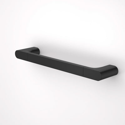 Caroma Urbane II Universal Rail Straight 400mm, Black