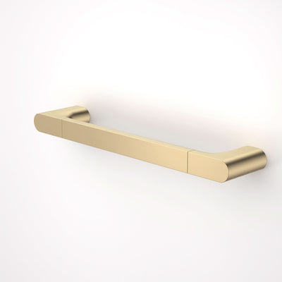 Caroma Urbane II Universal Rail Straight 400mm, Brushed Brass