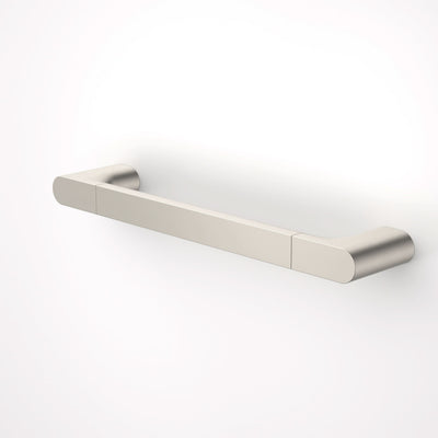 Caroma Urbane II Universal Rail Straight 400mm, Brushed Nickel