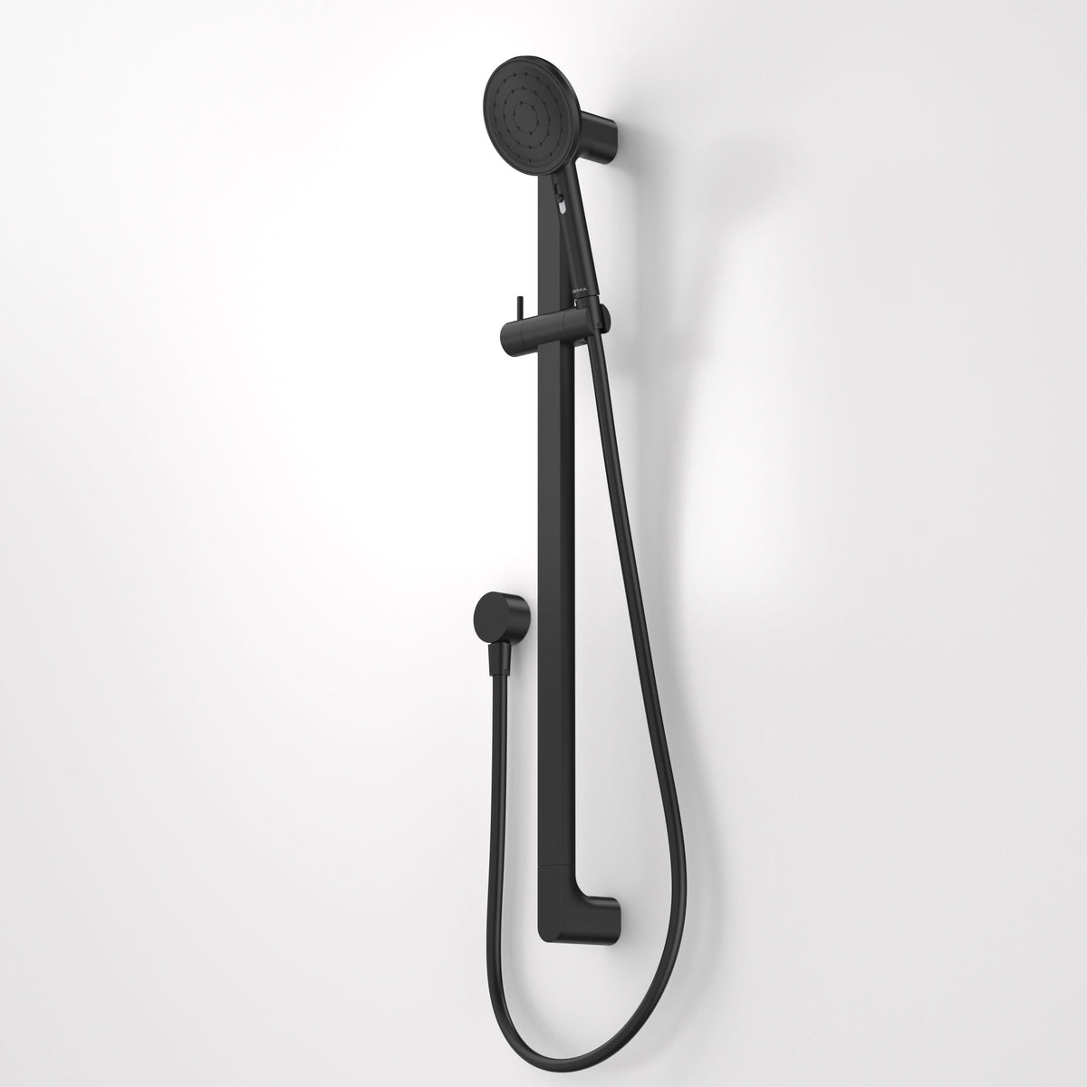 Caroma Urbane II Universal Rail Shower, Matte Black