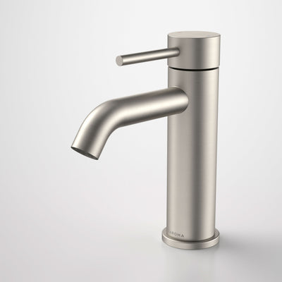Caroma Liano II Basin Mixer, Brushed Nickel