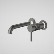 Caroma Liano II 175mm Wall Basin / Bath Trim Kit (2 x Round Cover Plates), Gunmetal