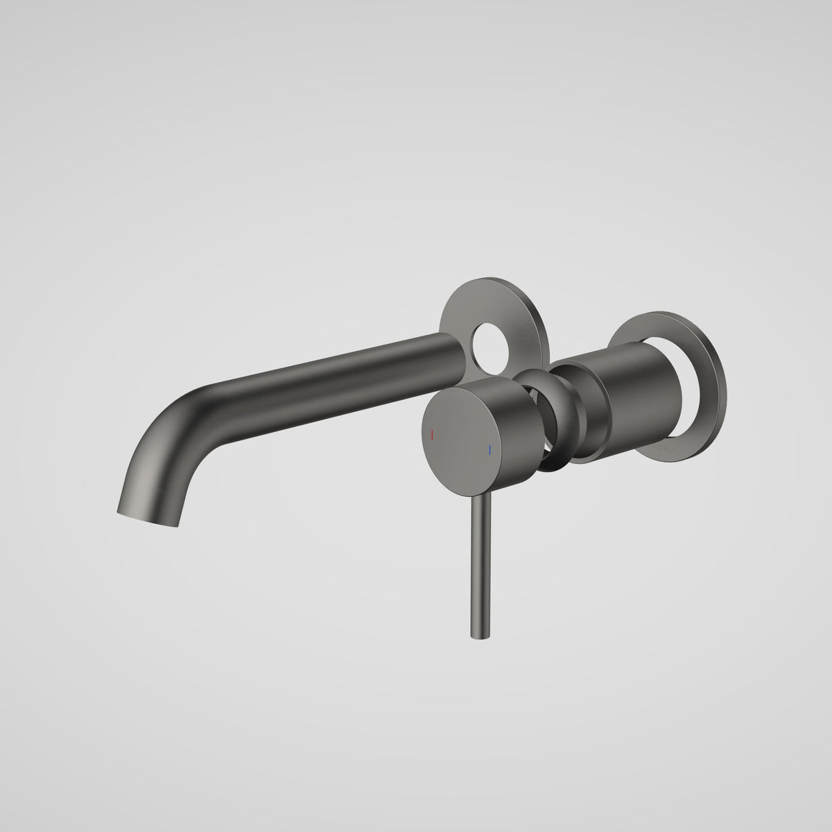 Caroma Liano II 175mm Wall Basin / Bath Trim Kit (2 x Round Cover Plates), Gunmetal